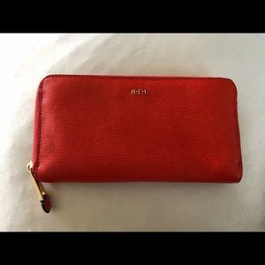 Ralph Lauren Zip Around Wallet
